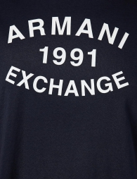 Жіноча футболка Armani Exchange 1159806047 (Синій, XXL)