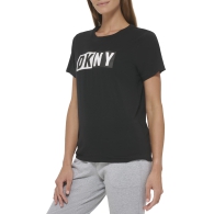 Футболка DKNY із фірмовим логотипом 1159804397 (Чорний, XS)
