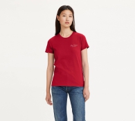 Женская футболка Levi's с логотипом 1159804890 (Красный, S)