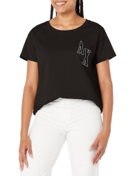 Жіноча футболка Armani Exchange 1159805966 (Чорний, XS)
