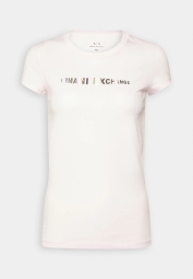 Жіноча футболка Armani Exchange з логотипом 1159806088 (Рожевий, L)