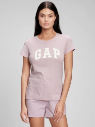 Женская футболка GAP с логотипом 1159806210 (Сиреневый, M)