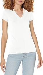 Жіноча футболка Armani Exchange з логотипом 1159806695 (Білий, XXL)
