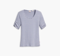 Жіноча футболка Levi´s 1159806900 (Білий/синій, S)