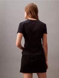 Женская футболка Calvin Klein с логотипом 1159808175 (Черный, M)