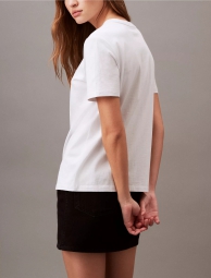 Женская футболка Calvin Klein с принтом 1159808214 (Белый, S)