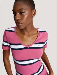 Жіноча футболка Tommy Hilfiger з логотипом 1159808584 (Рожевий, XS)