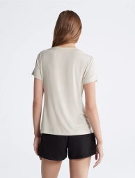 Женская футболка Calvin Klein с логотипом 1159809145 (Бежевый, M)