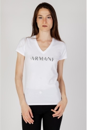 Женская футболка Armani Exchange с логотипом 1159809259 (Белый, XL)