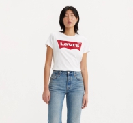 Женская футболка Levi's с логотипом 1159811587 (Белый, XL)