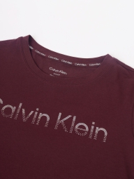 Жіноча футболка Calvin Klein з логотипом 1159812465 (Бордовий, M)