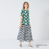 Футболка UNIQLO с принтом Marimekko 1159815493 (Молочный XS)