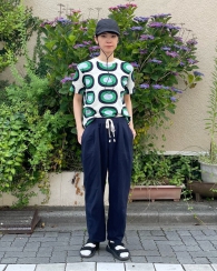 Футболка UNIQLO с принтом Marimekko 1159815493 (Молочный XS)