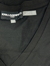 Жіноча футболка Karl Lagerfeld Paris зі стразами 1159813098 (Чорний, M)