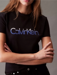 Жіноча футболка Calvin Klein з логотипом 1159815179  (Чорний XS)