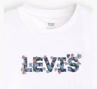 Женская футболка Levi's с логотипом 1159818237 (Белый L)