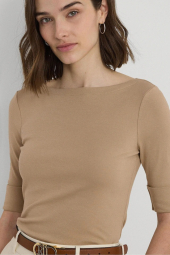 Жіноча футболка Ralph Lauren 1159821438 (Бежевий L)