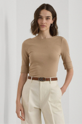 Жіноча футболка Ralph Lauren 1159821438 (Бежевий L)