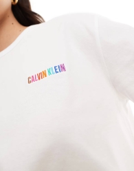 Жіноча футболка Calvin Klein укорочена 1159823002 (Білий L)