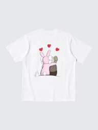 Футболка KAWS + Warhol UT UNIQLO з малюнком 1159825229 (Білий L)