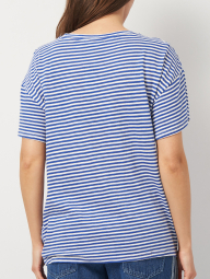 Футболка женская Tommy Hilfiger в полоску 1159827955 (Синий/Белый L)