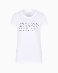 Женская футболка Armani Exchange с логотипом 1159832788 (Белый M)