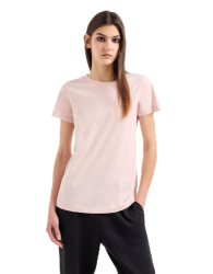 Женская футболка Armani Exchange с логотипом 1159833091 (Розовый XL)