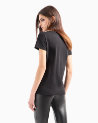 Женская футболка Armani Exchange с логотипом 1159833244 (Черный XL)