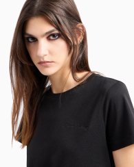 Женская футболка Armani Exchange с логотипом 1159833244 (Черный XL)
