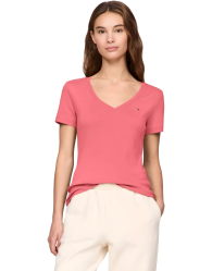 Футболка женская Tommy Hilfiger с логотипом 1159833341 (Розовый S)
