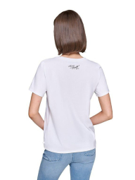 Женская футболка Karl Lagerfeld Paris 1159833563 (Белый XL)