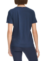 Футболка женская Tommy Hilfiger с логотипом 1159833683 (Синий XL)