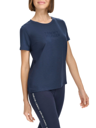 Футболка женская Tommy Hilfiger с логотипом 1159833683 (Синий XL)