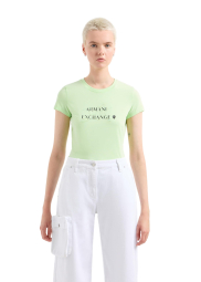 Женская футболка Armani Exchange с логотипом 1159833953 (Зеленый XL)
