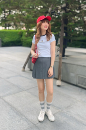 Футболка UNIQLO с вышивкой Mickey Mouse 1159833990 (Белый S)