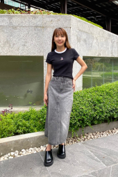 Футболка UNIQLO з вишивкою Mickey Mouse 1159833989 (Чорний M)