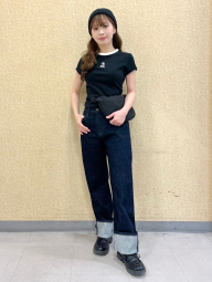 Футболка UNIQLO з вишивкою Mickey Mouse 1159833989 (Чорний M)