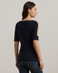 Женская футболка Ralph Lauren 1159834567 (Синий L)