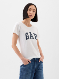 Женская футболка GAP с логотипом 1159835104 (Белый M)
