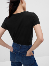 Женская футболка GAP с логотипом 1159836644 (Черный S)
