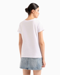 Женская футболка Armani Exchange с логотипом 1159835186 (Белый XL)