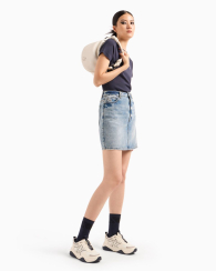 Женская футболка Armani Exchange с логотипом 1159835187 (Синий XL)