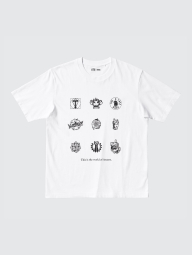 Футболка з графічним принтом Arcane League of Legends UT UNIQLO 1159835231 (Білий XL)