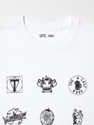 Футболка з графічним принтом Arcane League of Legends UT UNIQLO 1159835231 (Білий XL)