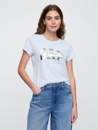 Женская футболка GAP с логотипом 1159836071 (Голубой L)