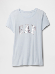Женская футболка GAP с логотипом 1159836071 (Голубой L)