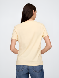 Жіноча футболка GAP з принтом 1159836389 (Жовтий XXL)