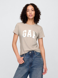 Женская футболка GAP с логотипом 1159836583 (Бежевый M)