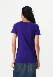 Женская футболка GAP с логотипом 1159836678 (Фиолетовый S)