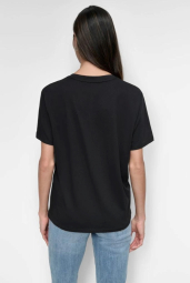 Жіноча футболка DKNY з принтом 1159837188 (Чорний XL)